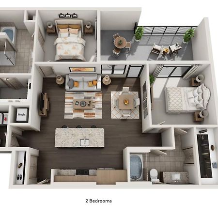 Ferienwohnung Renu At Downtown Houston Exterior foto